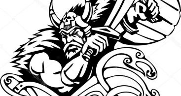 367x195 Top Stock Illustration Nordic Viking Vector Vinyl Drawing