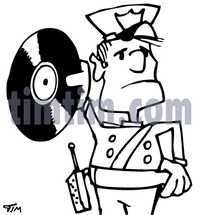 393x421 Free Drawing Of Police Record Bw From The Category Crime Law