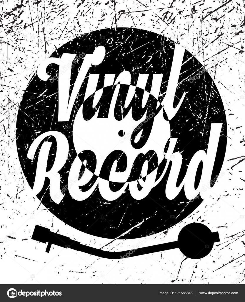 833x1024 Retro Poster With Vinyl Record And Gramophone Stock Vector