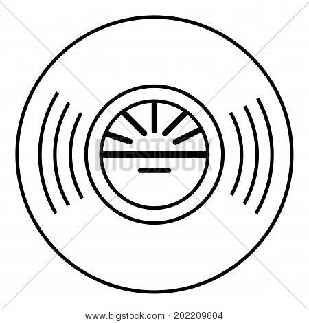 450x470 Vinyl Record Icon. Outline Vector Amp Photo Bigstock