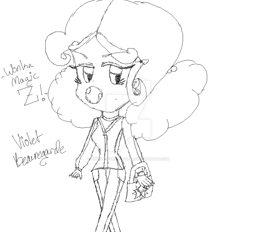 900x814 Wmz! Violet Beauregarde.sketch By Snakethebaronofhell
