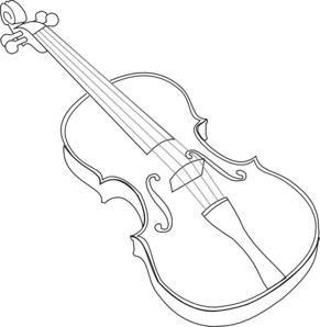 291x298 Violin Clip Art