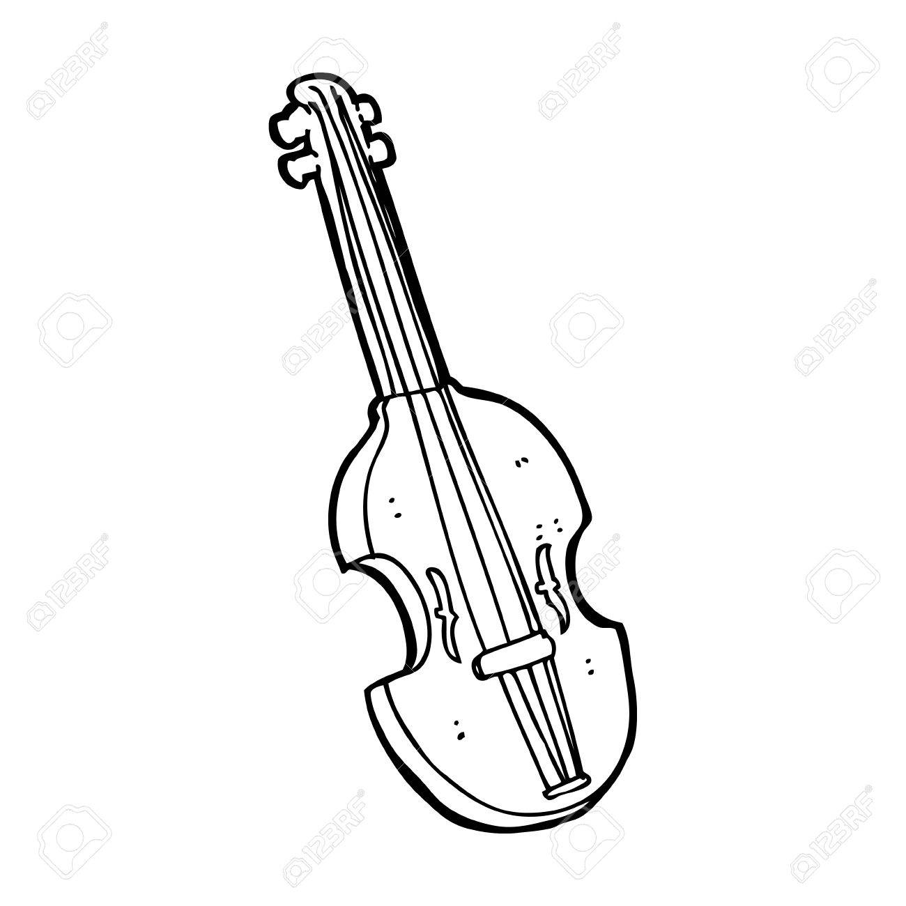 Violin Cartoon Drawing at GetDrawings | Free download