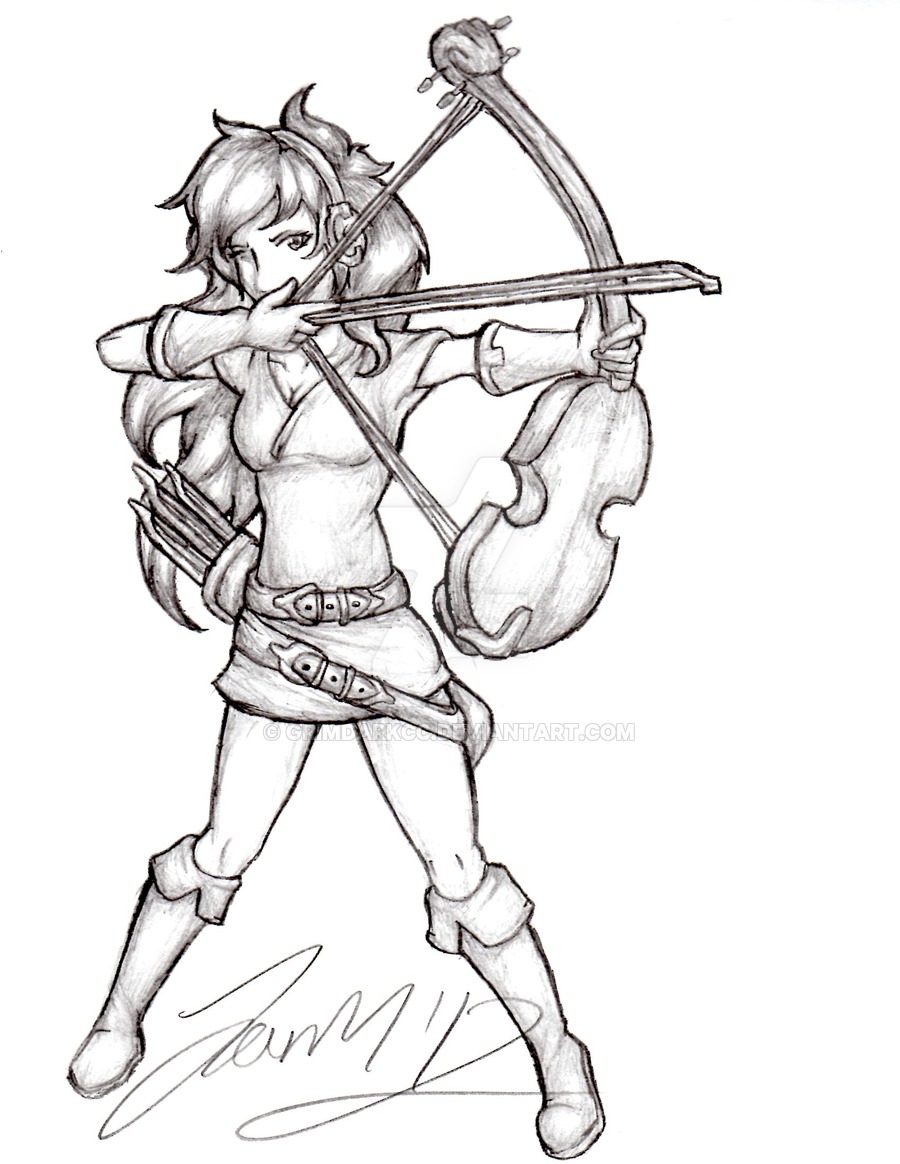 900x1164 The Violin By Grimdarkcc