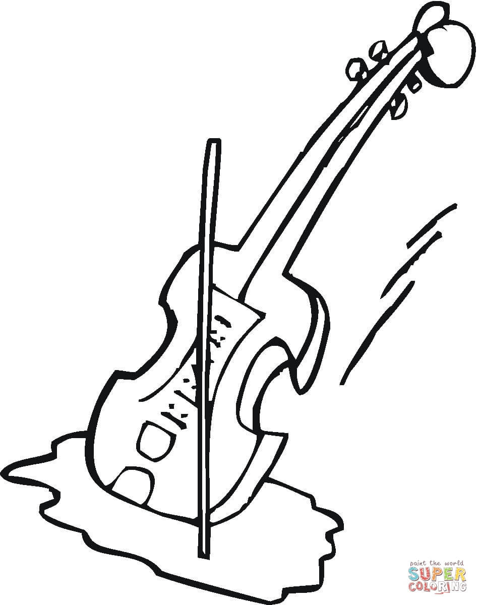 948x1200 Violin Coloring Pages Paginone.biz