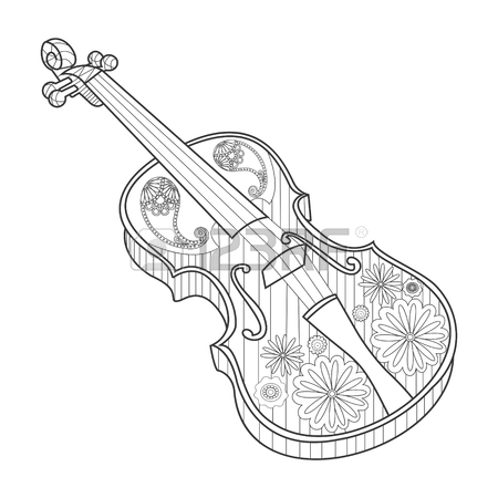 Violinist Drawing