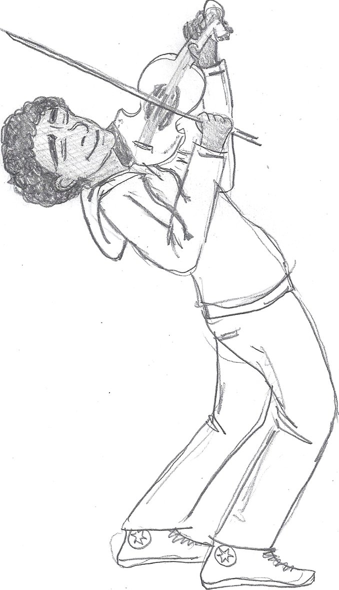 678x1179 Violinist Sketch By Schnatz