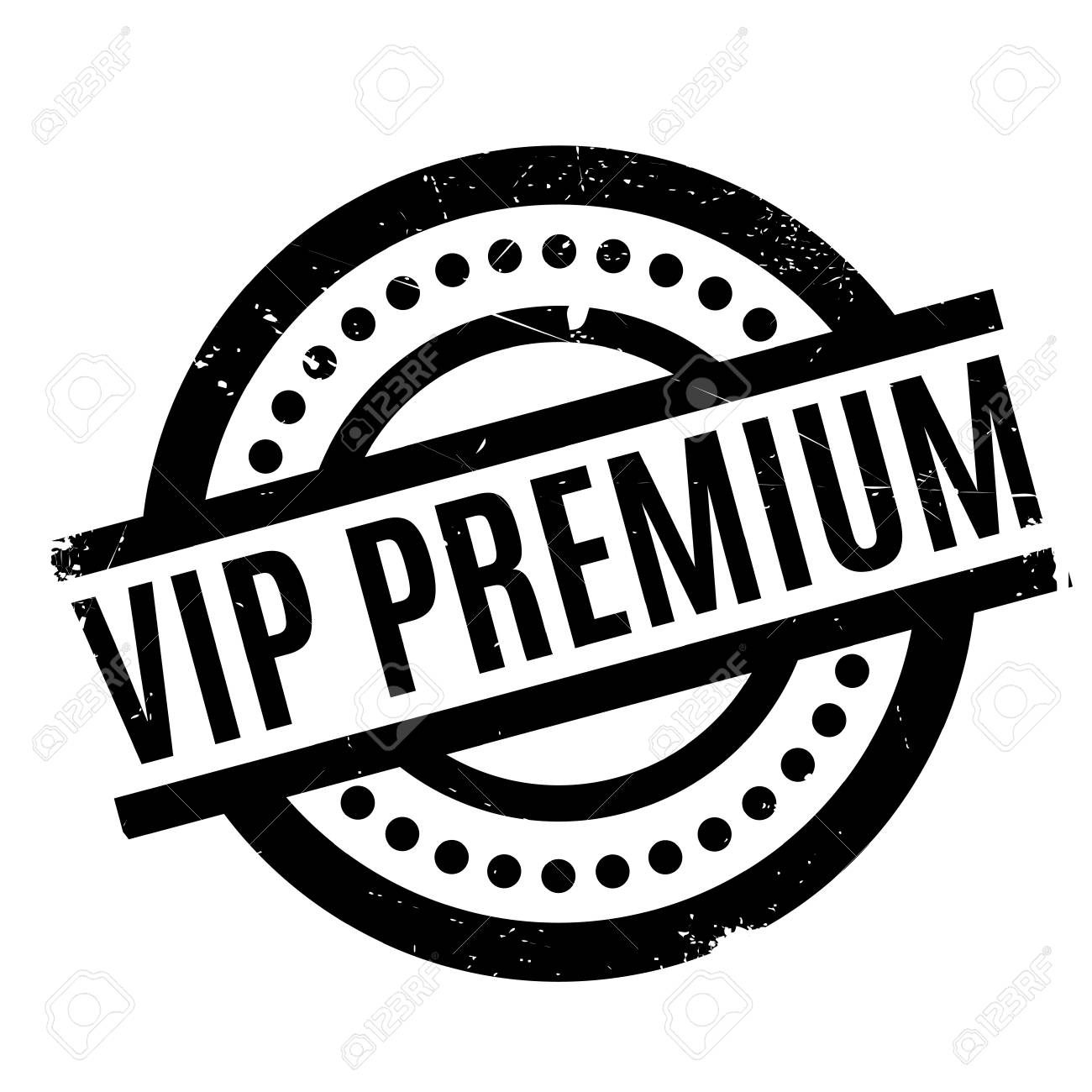 1300x1300 Vip Premium Rubber Stamp. Grunge Design With Dust Scratches