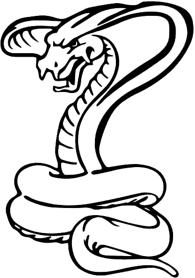 382x544 Viper Coloring Page