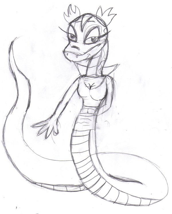 600x745 Viper The Snake Sketch By Lol20