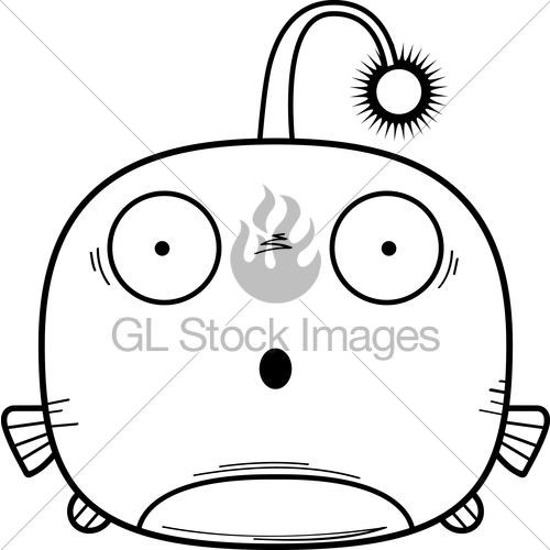 500x500 Surprised Little Viperfish Gl Stock Images