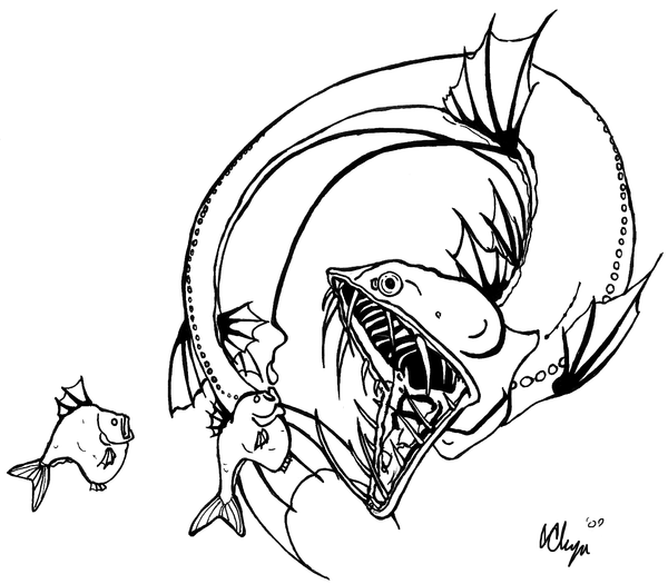 600x525 Viperfish By Dakki Dono