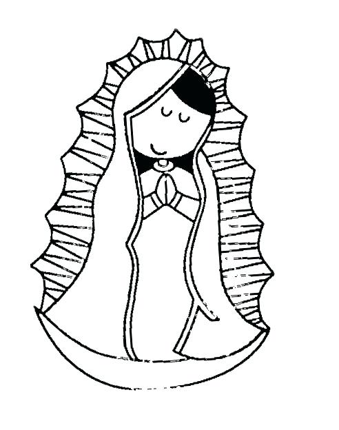 Virgen De Guadalupe Drawing at GetDrawings | Free download