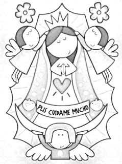 239x320 Virgen De Covadonga ( La Santina) Dibujos Drawings