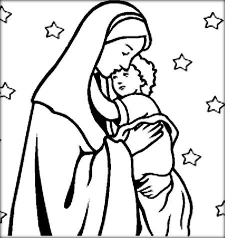 Virgin Mary Drawing at GetDrawings | Free download