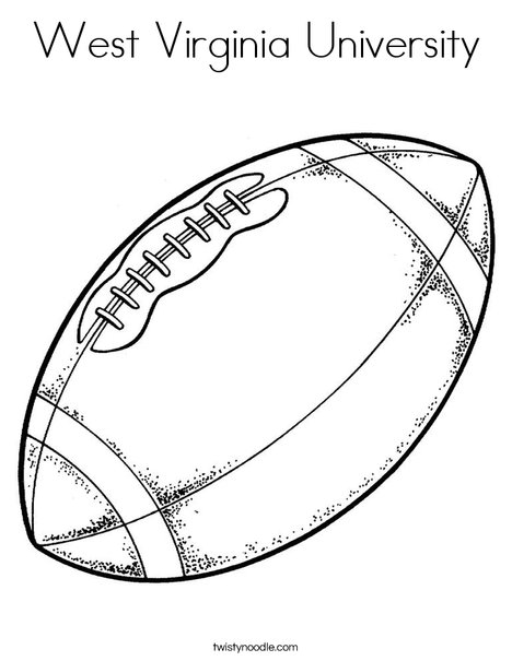 468x605 West Virginia University Coloring Page