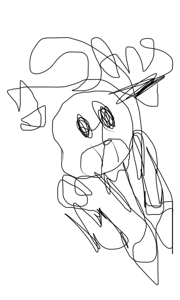 600x1000 Blind Drawing Sans By Virus Secous