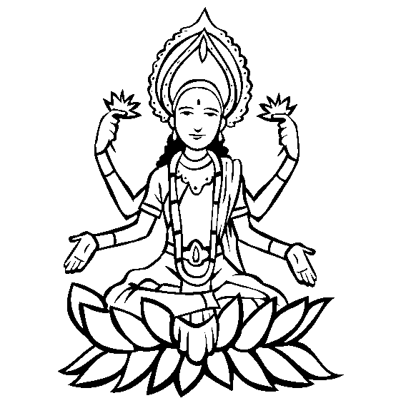 554x565 Lord Vishnu Coloring Pages