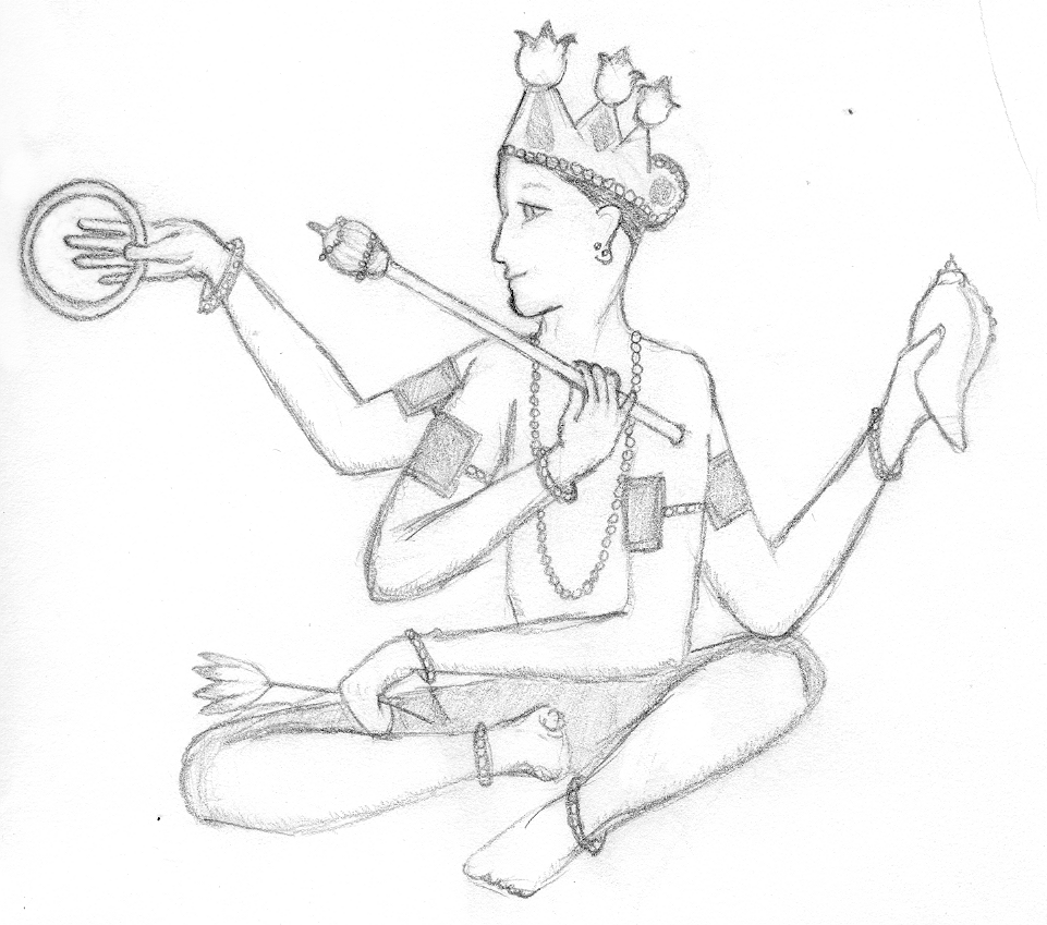 961x849 Vishnu Sketch By Squeakers Chibi