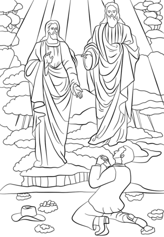 333x480 Joseph Smith First Vision Coloring Page Free Printable Coloring