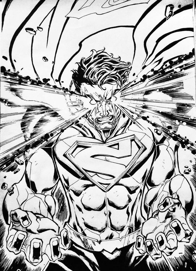 760x1050 Superman Heat Vision By Z Control