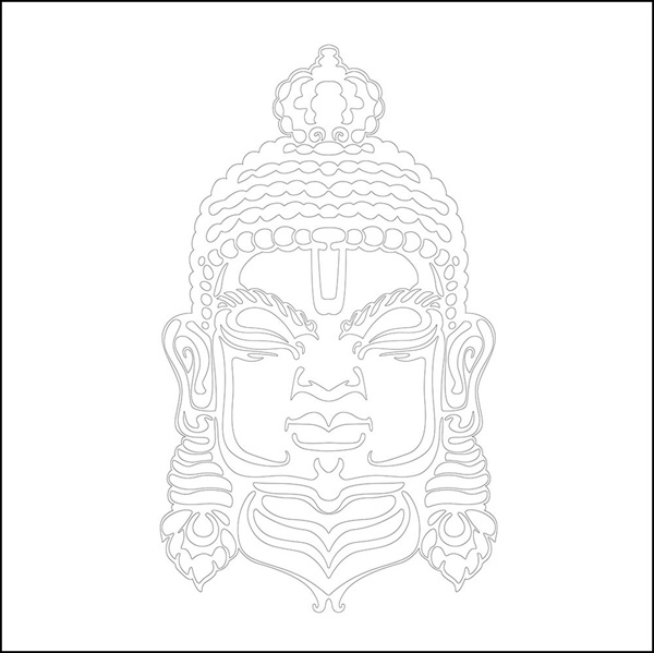 600x599 Vive Le Color! India Adult Coloring Book (065605) Details