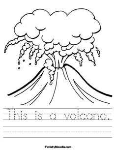 236x305 How To Draw A Volcano Step 4 Other Volcano And School