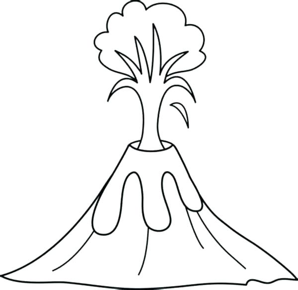 Volcano Drawing Pictures at GetDrawings | Free download