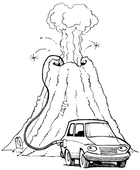 467x566 Volcano Energy, Made From Scratch, Freeway Sign Mileage San