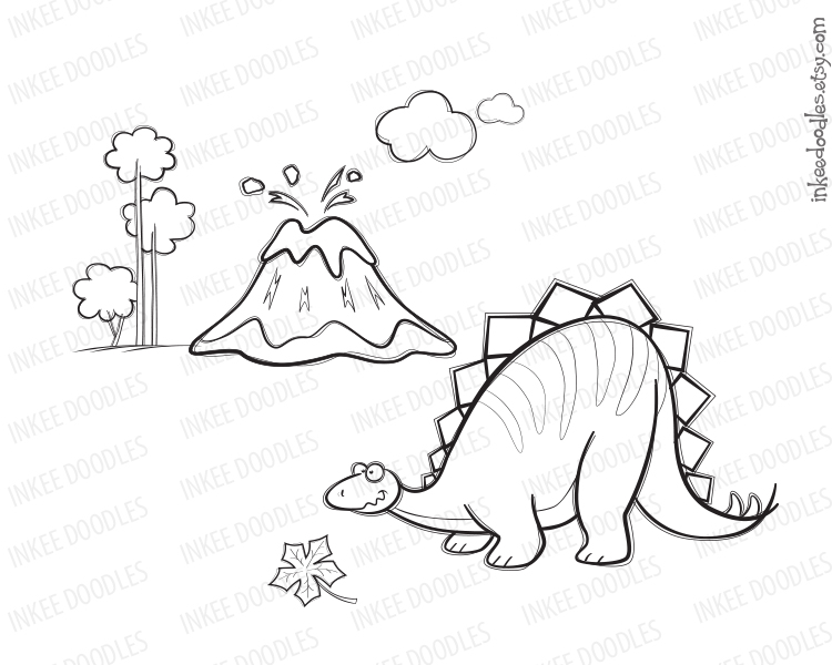 750x600 Drawn Volcano Kid