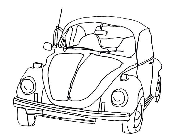 Volkswagen Van Drawing at GetDrawings | Free download