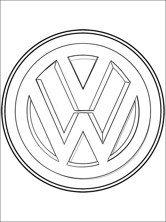 560x750 Coloring Pages Volkswagen