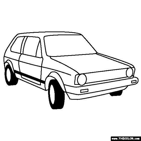 560x560 Vw Golf Clipart
