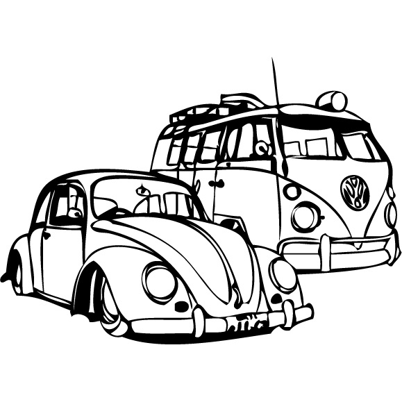 Volkswagon Drawing at GetDrawings | Free download