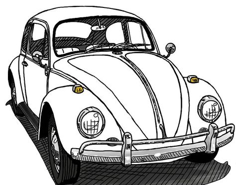 474x372 7 Best Tekenen Images On Vw Beetles, Vw Bugs And Cars
