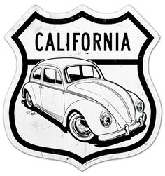 236x251 Volkswagen Beetle T Shirt, Organic American Apparel T With Water