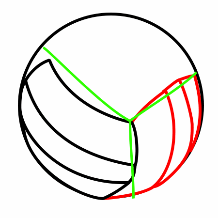 450x450 Drawing A Cartoon Volleyball