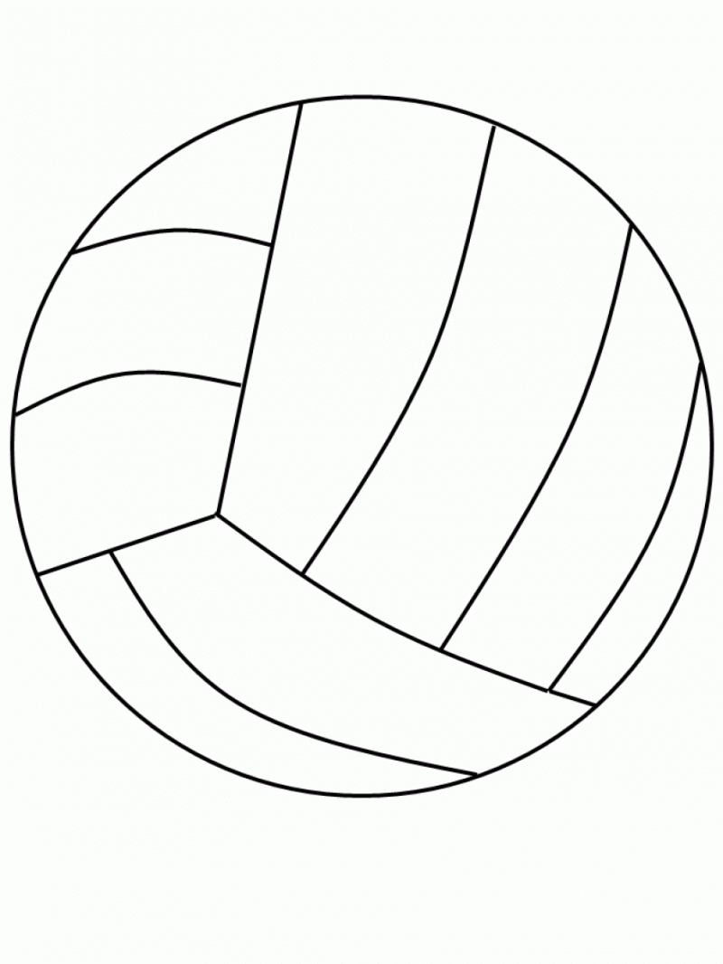 800x1066 Free Printable Volleyball Coloring Pages For Kids