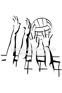 Volleyball Net Drawing at GetDrawings | Free download