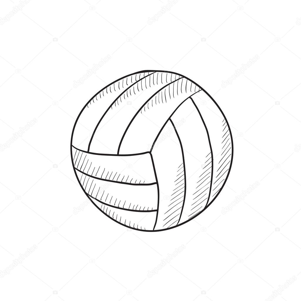 Volleyball Net Drawing at GetDrawings | Free download