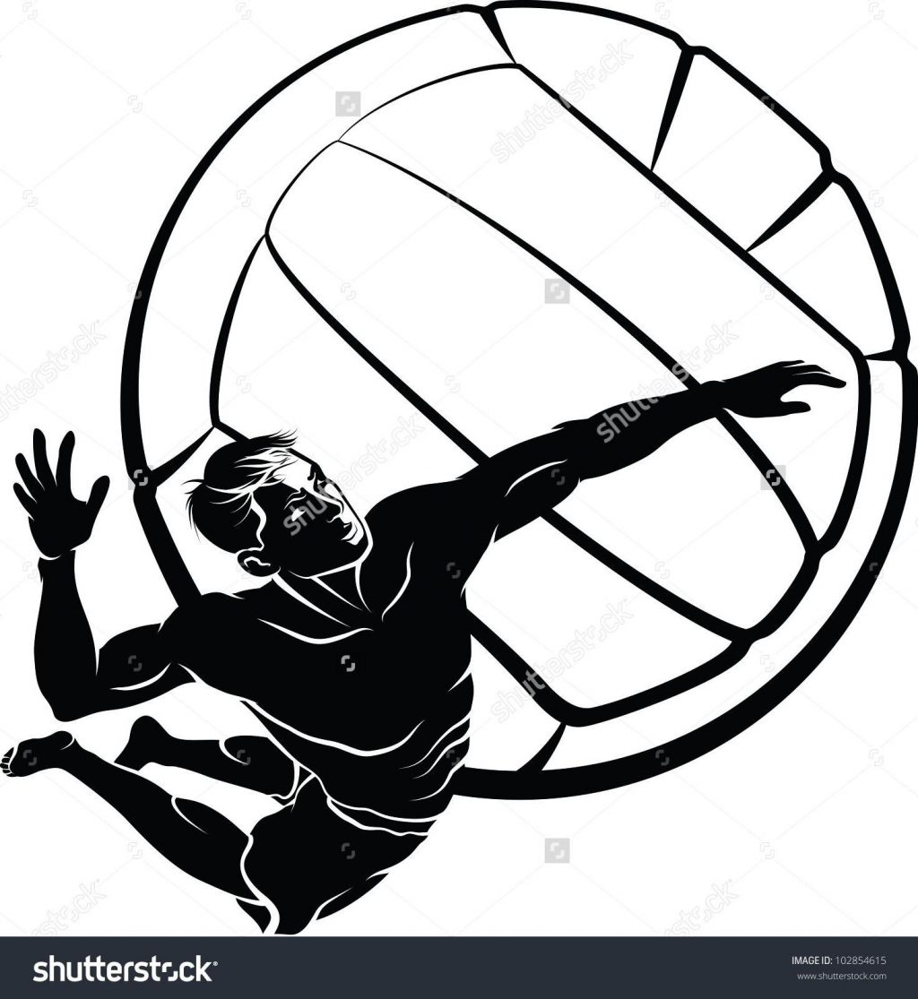 Volleyball Player Drawing at GetDrawings | Free download