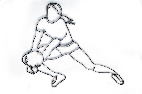 480x319 Volleyball Player Metal Wall Decor All Metal Art Shop