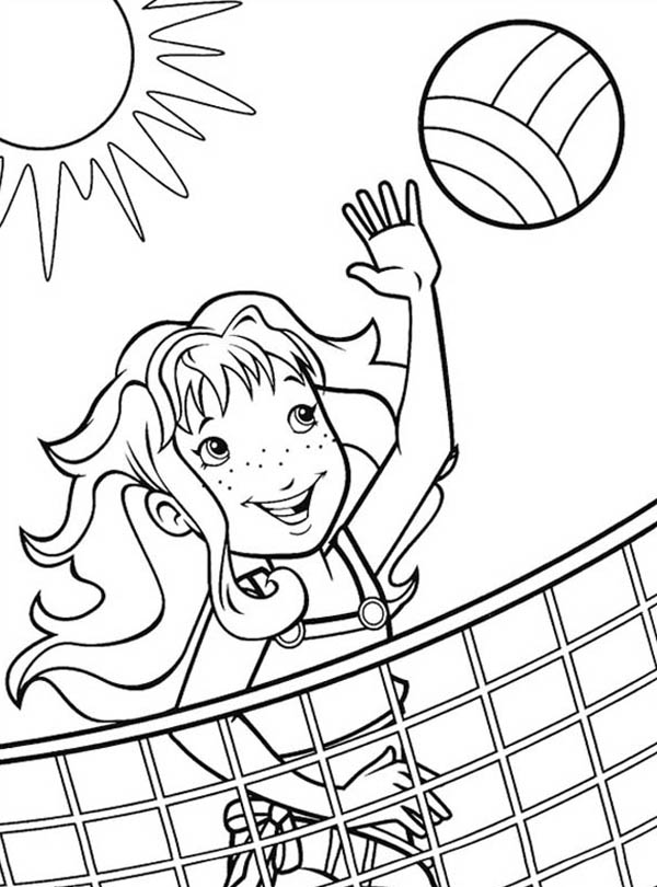600x810 Interesting Volleyball Coloring Pages 86 With Additional Picture