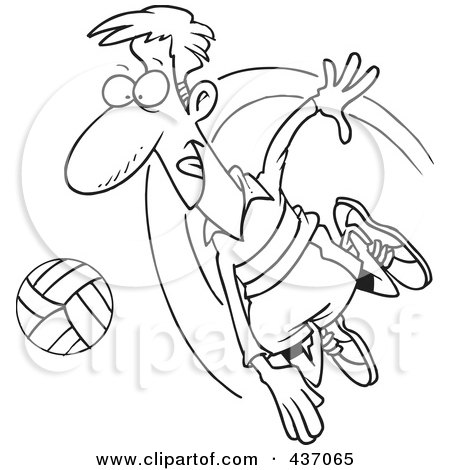450x470 Royalty Free (Rf) Clipart Illustration Of A Cartoon Male