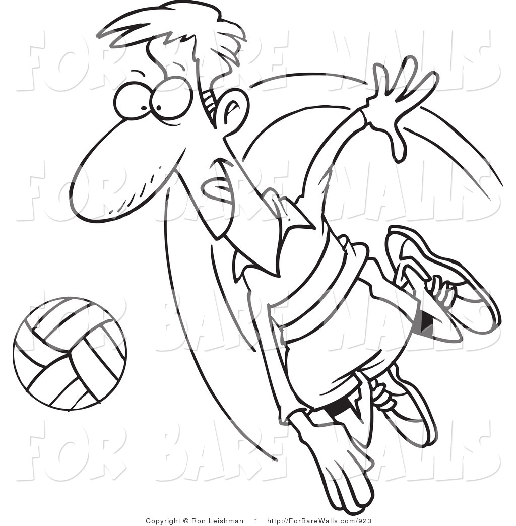 1024x1044 Royalty Free Stock Printable Designs Of Volleyball Players