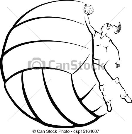 450x458 Volleyball Player Clipart Clipart Panda