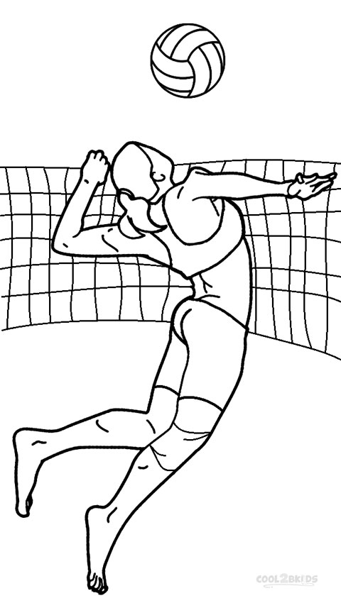 480x850 Coloring Pages For Volleyball Starbucks Coloring Pages