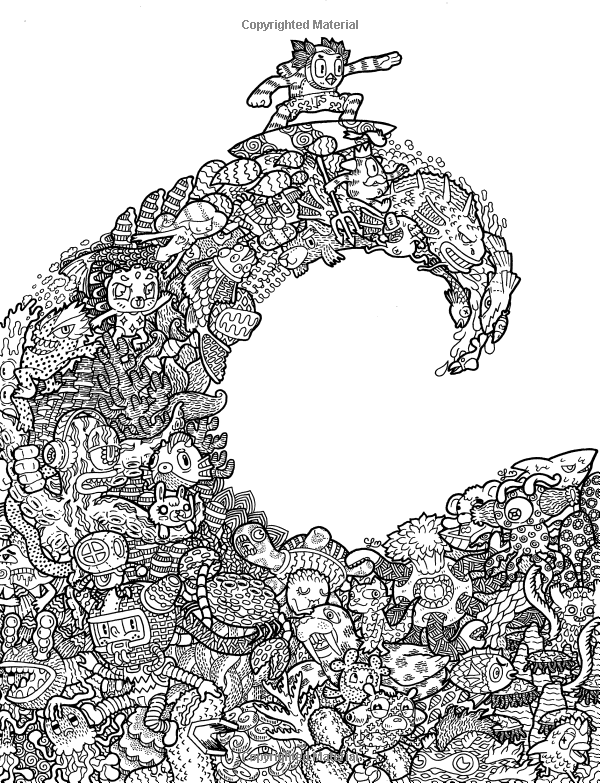 600x783 Doodle Fusion Zifflin's Coloring Book (Volume 2