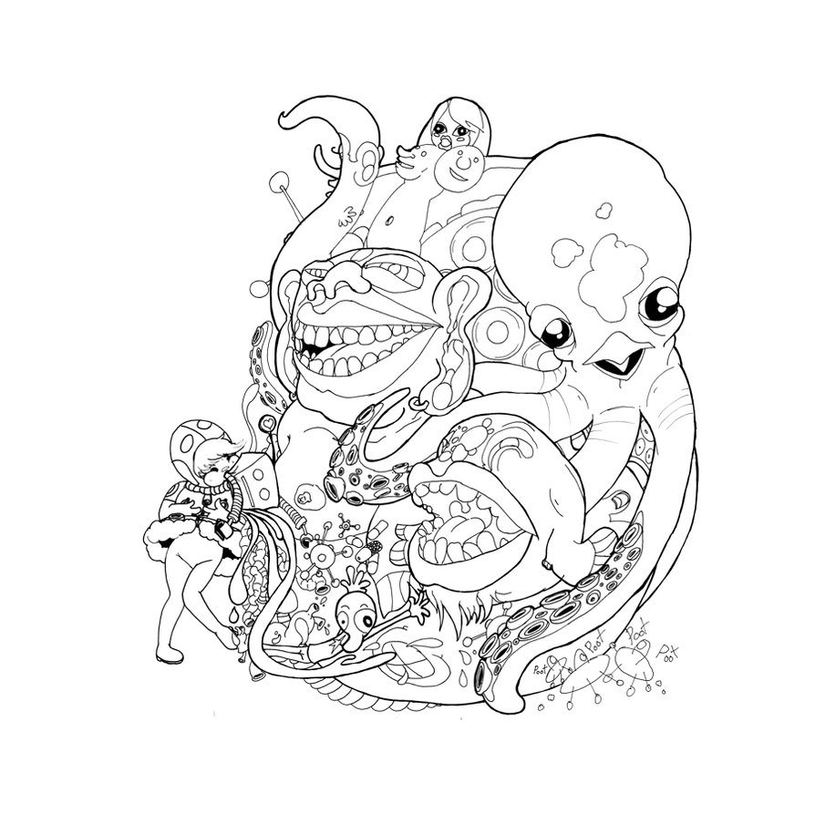 894x894 Vomit Muse T Shirt Back Lines By Confucius68