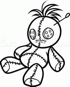 244x300 Voodoo Doll Drawings How Draw A Voodoo Doll Step By Step Witches